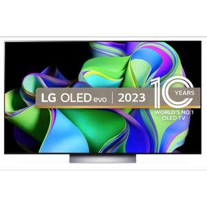 LG OLED65C36LC 65 Inch OLED 4K Ultra HD Smart TV, 5 Year Warranty