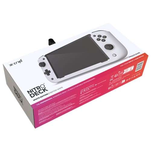 CRKD Nitro Deck Controller for Nintendo Switch (Black / White)