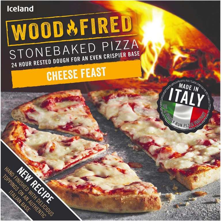 Iceland Cheese Feast Woodfired Pizza 313g - £1.50 @ Iceland