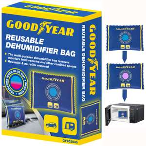 Goodyear Car Dehumidifier Bag Reusable Anti Mist Moisture Condensation Absorbing - £6.99 @ think price/eBay