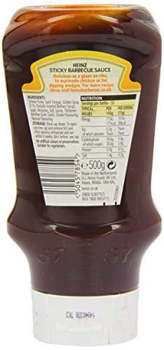 Heinz Sticky Barbecue Sauce, 500 g (Pack of 10) £11.82 Dispatches from Amazon Sold by Amazon Warehouse