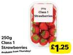 250g Class 1 Strawberries