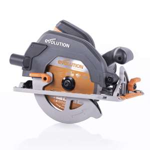 Evolution Power Tools R185CCS Multi-Material Circular Saw, 1600 W, 230 V-Domestic , Grey