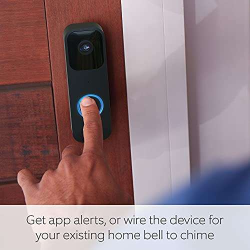 Blink Video Doorbell | Two-way audio, HD video, motion and chime £34.99 prime only @ Amazon