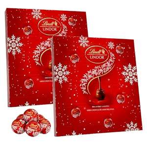 Pack of 2 Lindt Milk Chocolate Advent Calendar 2023 with voucher Dispatches and Sold by Topline Retail Solutions Ltd