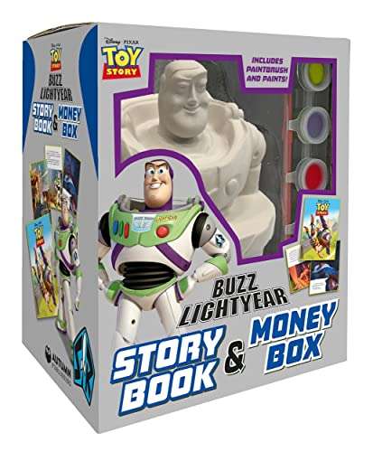 Disney Pixar Toy Story Buzz Lightyear: Story Book & Money Box £5 @ Amazon