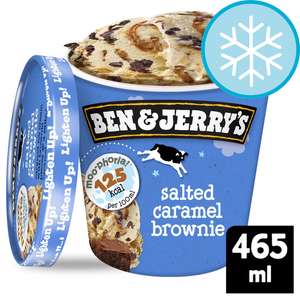 Ben & Jerry's Salted Caramel Brownie Ice Cream Moophoria 465ml - £1.31 instore @ Co-operative, Cumbria