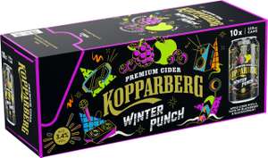 KOPPARBERG WINTER PUNCH Fruit Cider 10 x 330ml CAN - W/Voucher