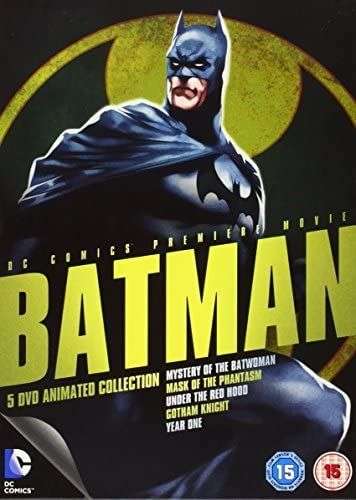 BATMAN - 5 DVD ANIMATED COLLECTION DVD £4.80 @ harrybo-roo ltd/eBay