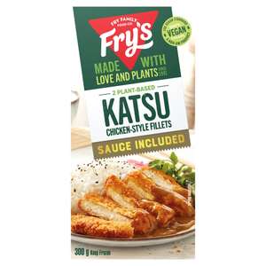 Fry's Family Food Co 2 Plant-Based Katsu Chicken-Style Fillets 300g