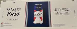 Kronenbourg Ice Bucket (Free) with every purchase of Kronenbourg 1664 18 x 440ml at Leckwith Road Superstore