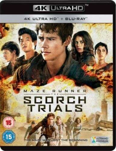 Maze Runner - The Scorch Trials [4K Ultra HD + Blu-Ray] £4.54 @ yesterdays_sounds_today ebay