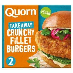 Quorn Vegan Takeaway 2 Crunchy Fillet Burgers - £1.75 @ Asda