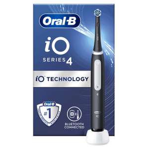 Oral-B iO4 Electric Toothbrush With Revolutionary iO Technology, 1 Toothbrush Head, 4 Modes With Teeth Whitening, Black - £89.99 @ Amazon