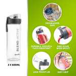 Breville Blend Active Personal Blender & Smoothie Maker | 350W | 2 Portable Blend Active Bottles (600ml) | Leak Proof Lids
