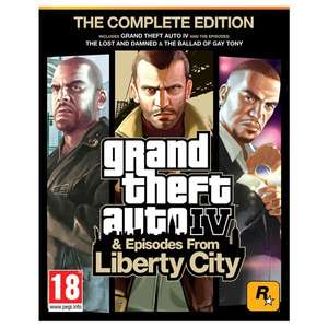 [Steam] Grand Theft Auto IV: The Complete Edition (PC) - £5.09 @ Steam Store