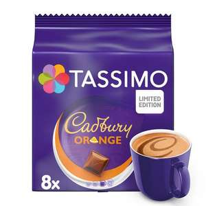 Cadbury Orange Hot Chocolate Limited Edition Tassimo Pods x8 (Christchurch)