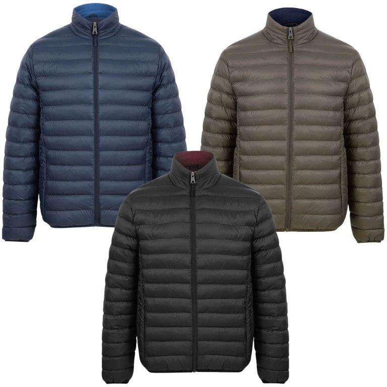 Funnel Neck Quilted Puffer Jackets With Code