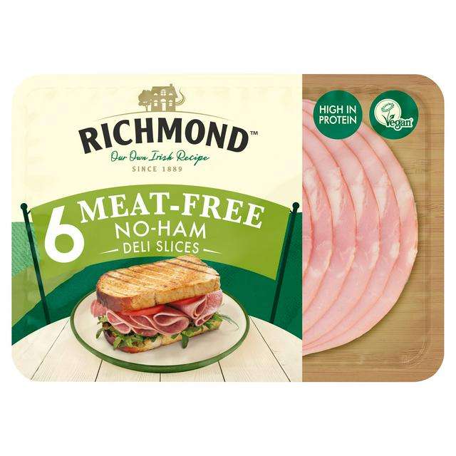 Richmond x6 Meat Free Vegan No Ham Deli Slices - 90g - £1.50 @ Sainsburys