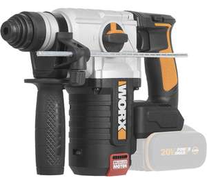 WORX WX380.9 18V (20V MAX) Cordless Brushless 2.0KG Rotary Hammer - (Tool only - Battery & Charger Sold Separately) - £129.59 @ Amazon