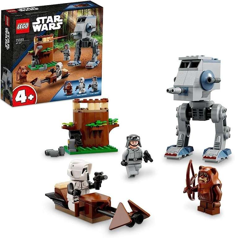 LEGO Star Wars AT-ST Building Toy for Kids Aged 4+ 75332 - Free C&C