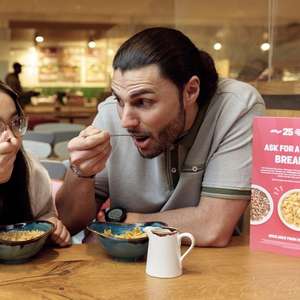 Free bowl of Kellogg's cereal for adults and children - 3rd April to 24th April @ Morrisons Cafe