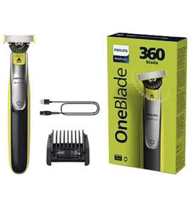Philips OneBlade 360 for Face with 5-in-1 Adjustable Comb - Trim, Edge, Shave - QP2734/20