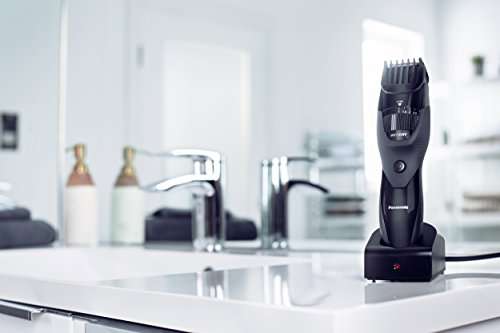Panasonic ER-GB42 Wet & Dry Electric Beard Trimmer for Men with 20 Cutting Lengths, Standard UK 3 pin plug - £19.99 @ Amazon