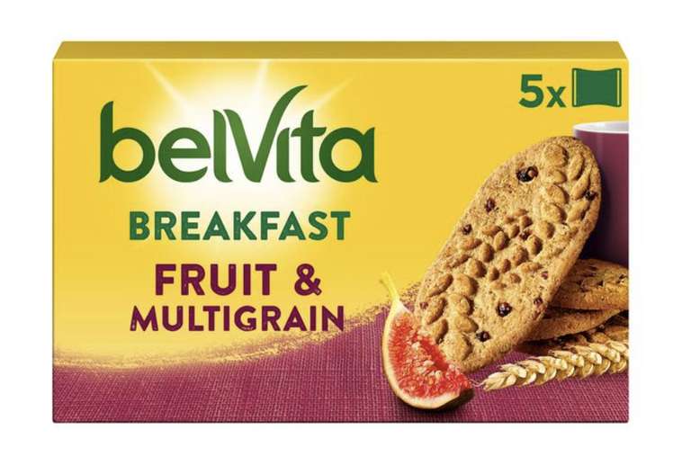 Belvita Fruit & Multigrain Breakfast Biscuits 5 pack - 79p instore @ Farmfoods (Sunbury)