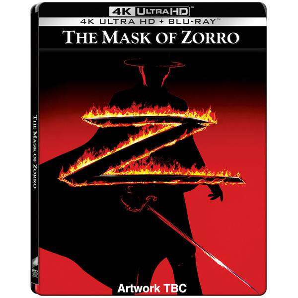 The Mask Of Zorro Zavvi Limited Edition 4K Ultra HD Steelbook Blu-ray £16.99 or £15.29 for RC members w/code + £1.99 delivery @ Zavvi