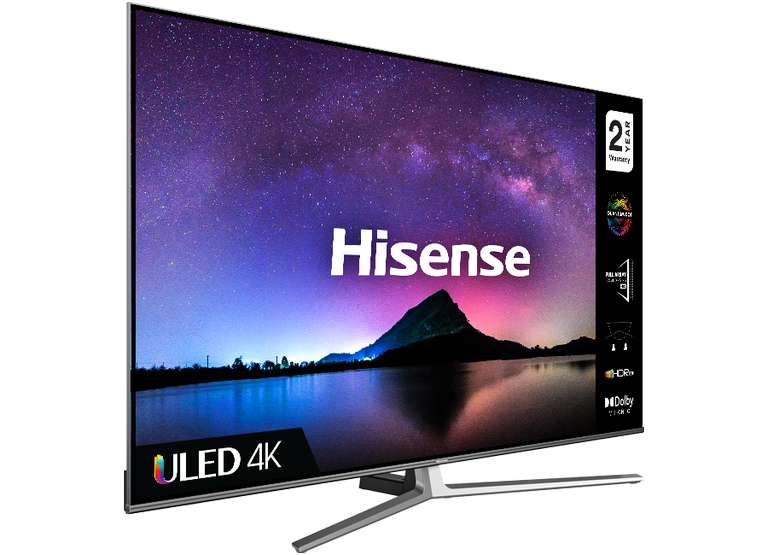 Hisense U8GQTUK Quantum Series 55-inch 1000-nit 4K UHD Dolby Vision HDR Smart TV, IMAX Enhanced 55" £474 or 65" £638 Delivered @ Hisense
