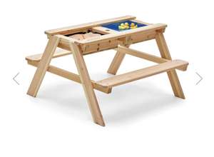 Plum Wooden Sand & Water Picnic Table (Free C&C Only)