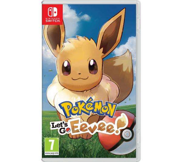 Nintendo Switch Pokémon: Let's Go, Eevee! / Pokémon Snap / Splatoon 2 £29.99 each @ Currys