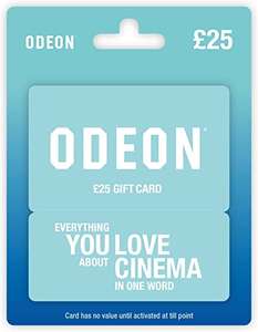 ODEON £25 gift card - Delivered by Post / VUE £25 Gift Card - Delivered via Post - £21.25 @ amazon