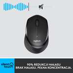 Logitech M330 SILENT PLUS Wireless Mouse, 2.4GHz with USB Nano Receiver