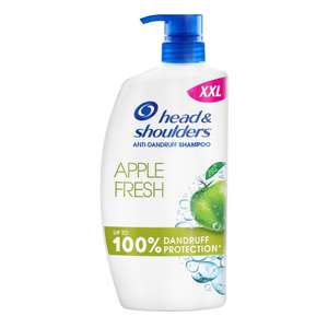 Head & Shoulders Apple Fresh Anti Dandruff Shampoo, 1000ml With Voucher (£7.70/£6.45 on Subscribe & Save + Voucher)