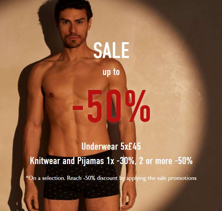 Up to 70% Off Lingerie, Underwear & Nightwear Sale + Free Delivery using voucher code @ Intimissimi