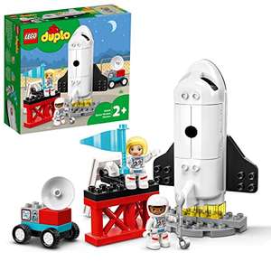 LEGO 10944 DUPLO Town Space Shuttle Mission Rocket Toy, Set for Preschool Toddlers Age 2-4 Years Old with Astronaut Figures