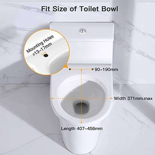 Pipishell Soft Close Toilet Seat with Quick Release for Easy Clean, Simple Top Fixing - £20.99 @ Lifecare supplies / Amazon