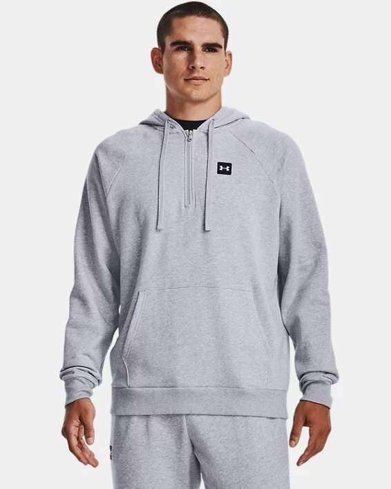 Men's Under Armour Rival Fleece ½ Zip Hoodie Now £20.98 with code 3 colours + Free click & collect @ Under Armour