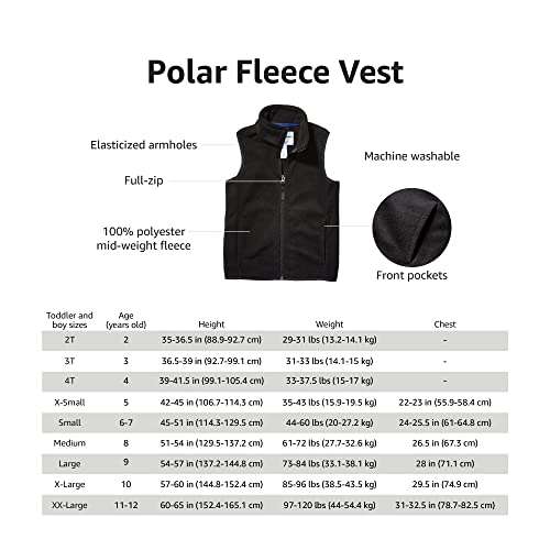 Amazon Essentials Boys and Toddlers' Polar Fleece Body Warmer - From £3.10 @ Amazon