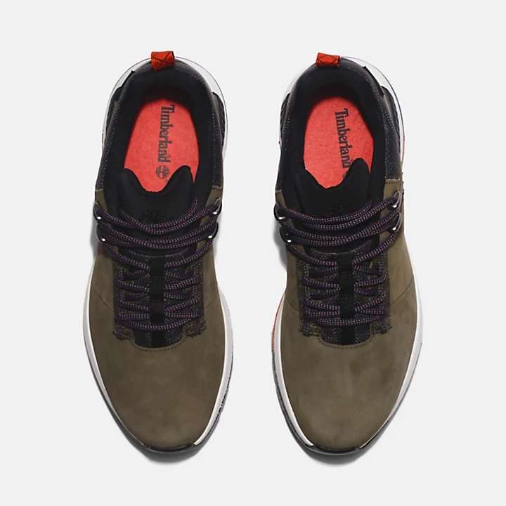 Timberland Men's Low Sprint Trekker Nubuck Leather Trainers (Two Colours) | Size: 6.5 - 12.5 - W/Code Stack / Free Collection Point Delivery