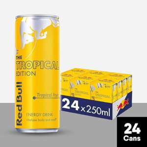 Red Bull Tropical Edition 24 x 250ml cans (Minimum Best Before 28/02/24) (Minimum order £25)