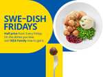 Swe-Dish Fridays: Half price food all day every Friday