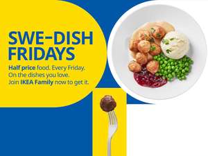 Swe-Dish Fridays: Half price food all day every Friday
