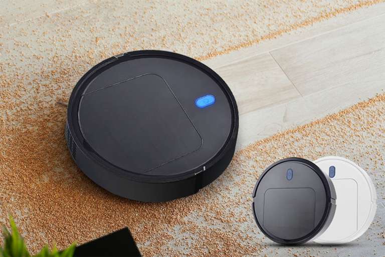 Robot Vacuum Cleaner - Black or White £22 + £5.59 delivery @ Wowcher