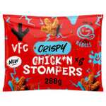 VFC Crispy Chick*n Tenders, Crispy Chick*n Fillets, Original Recipe Popcorn Chick*n, Spicy Chick*n Fillets £2 + Stompers £2.50 @ Sainsbury's