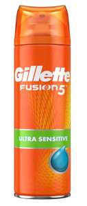 Gillette Fusion 5 Ultra Sensitive Shave Gel 200ml £1.90 click and collect at Wilko
