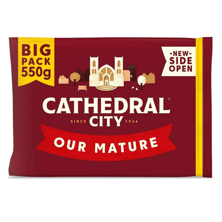Cathedral City Mature Cheddar Cheese 550g Nectar Price