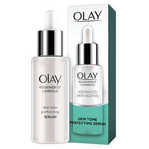 Olay Regenerist Luminous Anti-Ageing Skin Tone Perfecting Serum with Niacinamide, 40 ml £10 @ Amazon